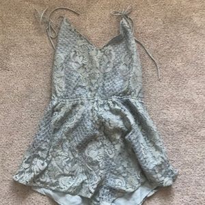 Tobi lace romper